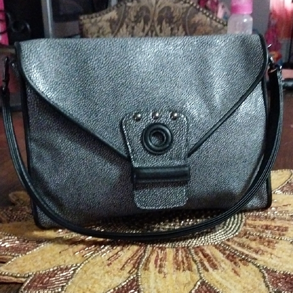 Longchamp Silver And Black Women's Bag - Picture 1 of 11
